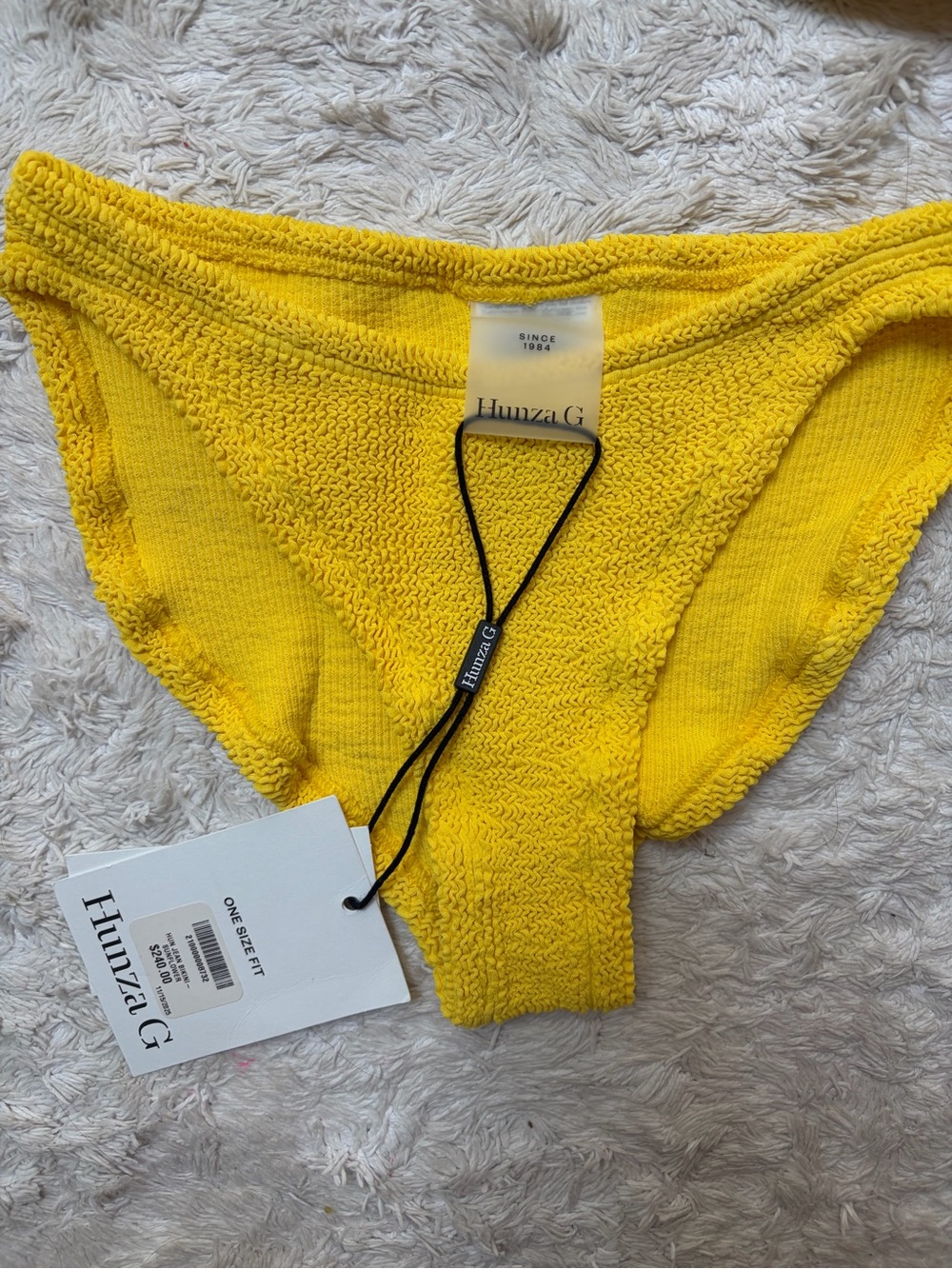 NWT Hunza G Jean bikini - Picture 5 of 8